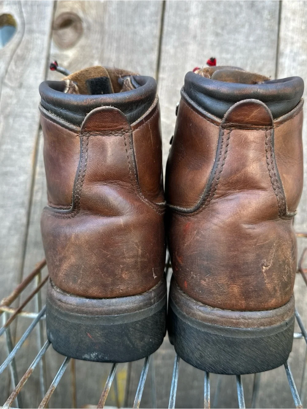 VTG DEXTER W998-2 Mountaineering Boots USA Made Leather Vibram Men’s 8M Heritage